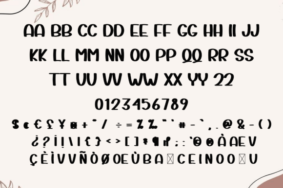 Morning Font preview 4