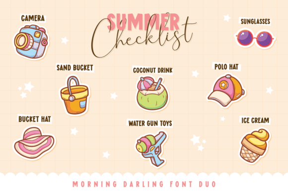 Morning Darling Font preview 2