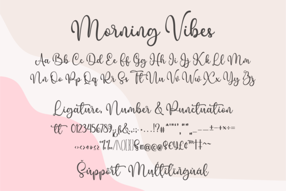Morning Vibes Duo Font preview 3