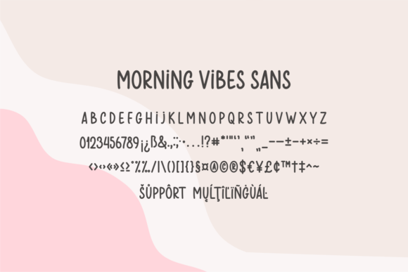 Morning Vibes Duo Font preview 4