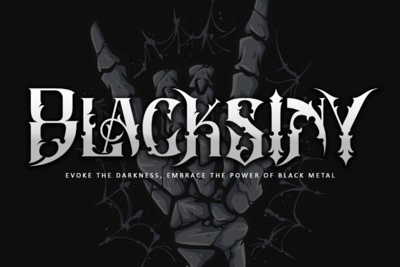 Blacksiny Font Blacksiny Font