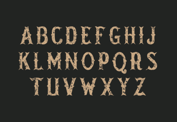 Bull Grunge Font preview 4