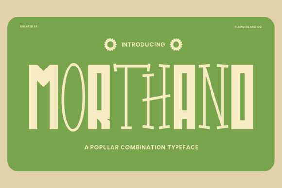 Morthano Font Morthano Font