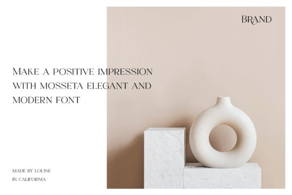 Mosseta Font preview 2