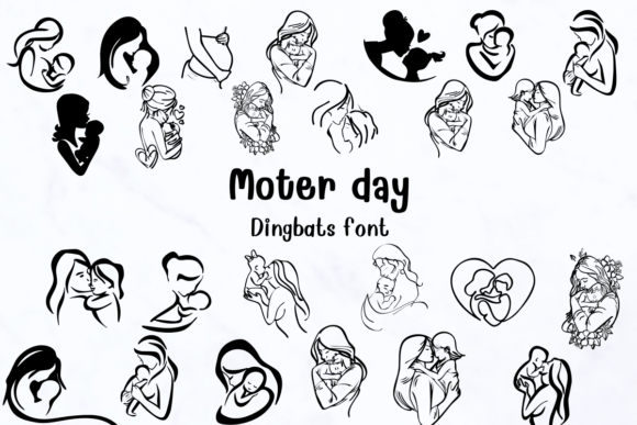 Mother Day Font preview 2
