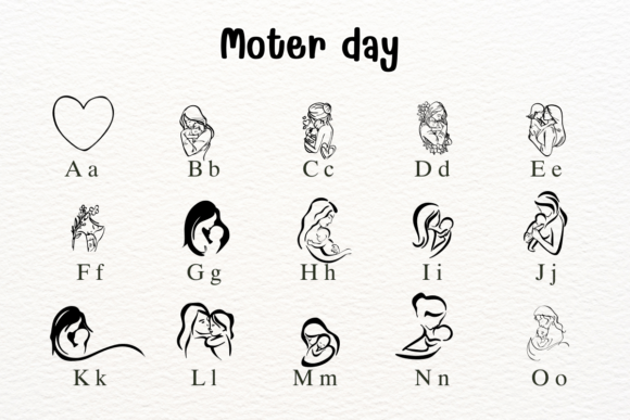 Mother Day Font preview 4