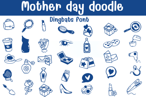 Mother Day Doodle Font