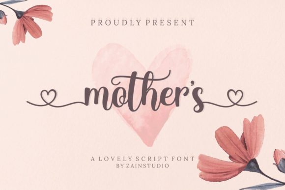 Mother's Font preview 1