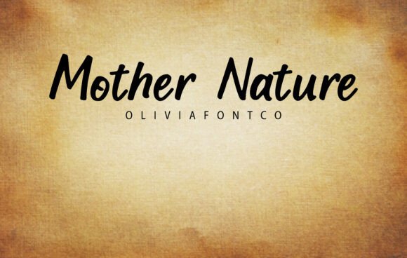 Mother Nature Font preview 2