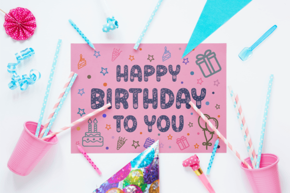 Mother's Birthday Font preview 2