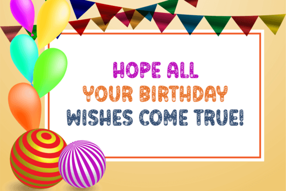 Mother's Birthday Font preview 4
