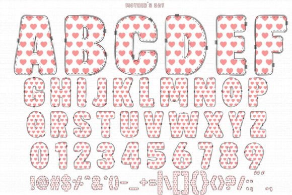 Mother's Day Font preview 3