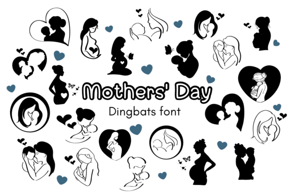 Mothers' Day Font preview 1