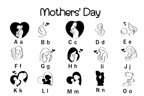 Mothers' Day Font preview 2