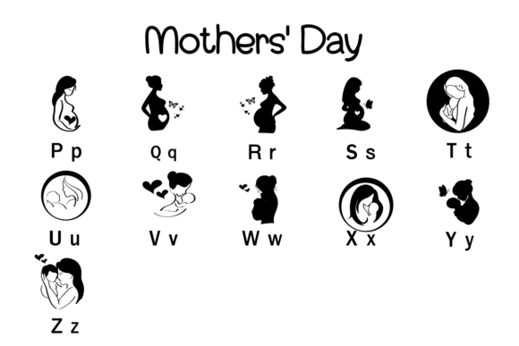 Mothers' Day Font preview 3