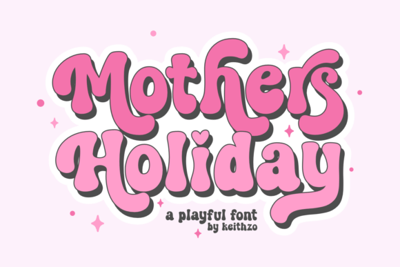 Mother's Holiday Font preview 1