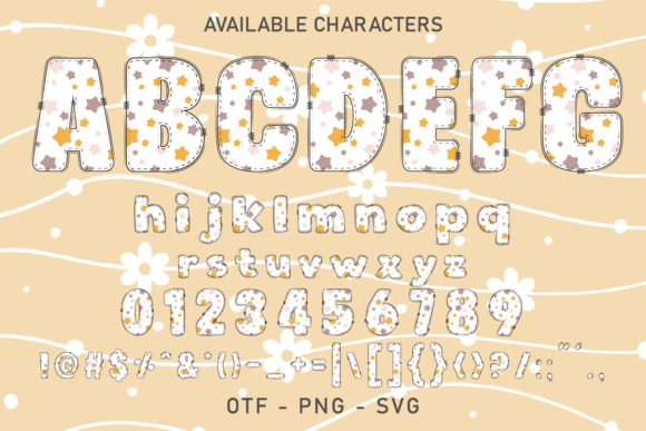 Mother's Day Star Font preview 2