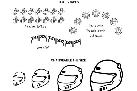 Motorsports Doodle Font preview 4