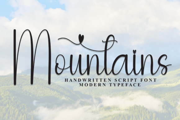Mountains Font