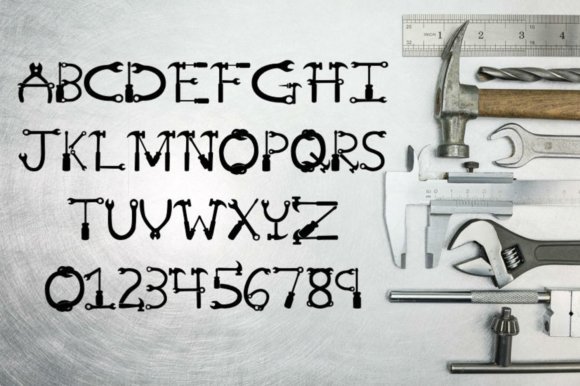 Mr. Fix It Font preview 2