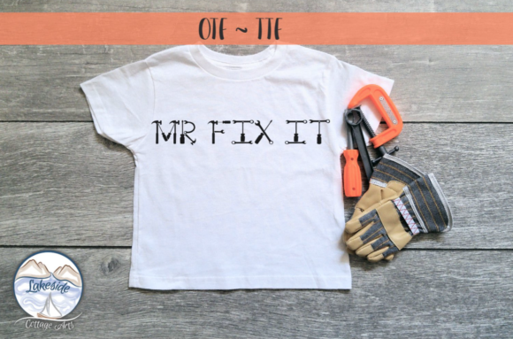 Mr. Fix It Font preview 3