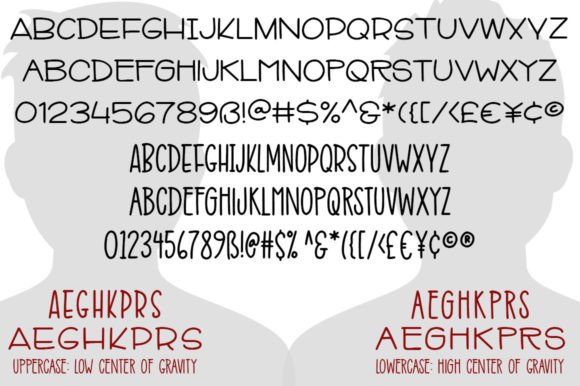 Mr. Stretch & Mr. Stout Font preview 2