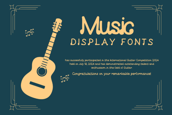 Music Font preview 3