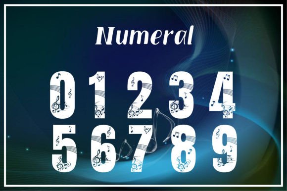 Music Notes Font preview 3