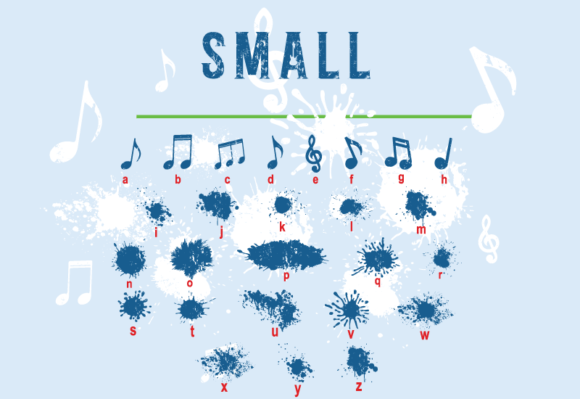 Music Splash Font preview 4