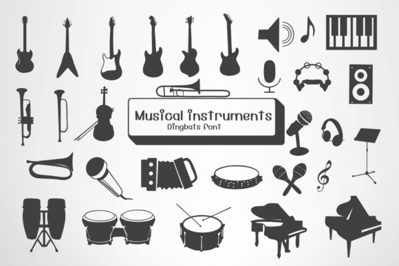 Musical Instruments Font
