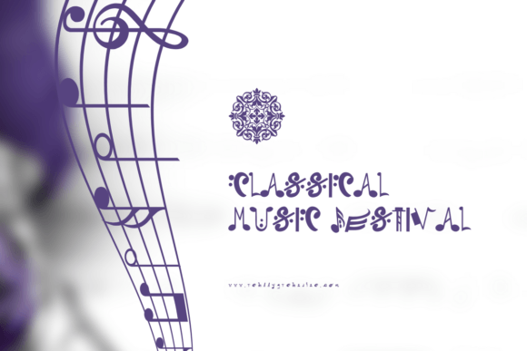 Musical Notation Font preview 4
