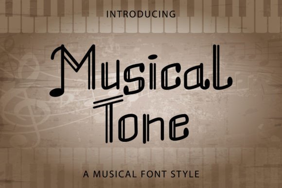 Musical Tone Font