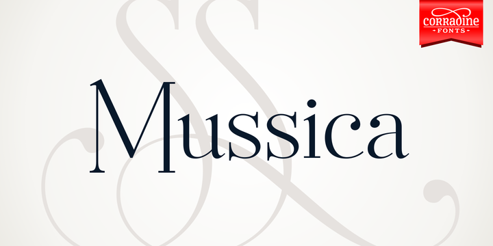 Mussica Family Font preview 2