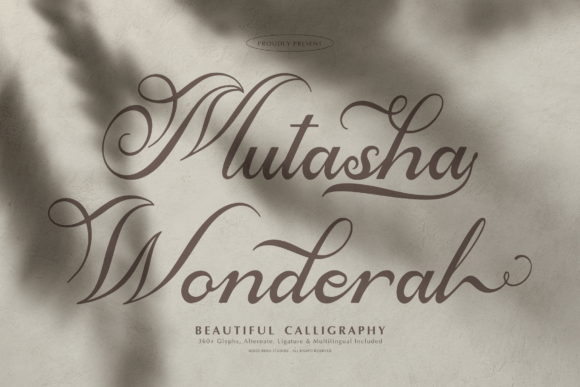 Mutasha Wonderal Font Mutasha Wonderal Font