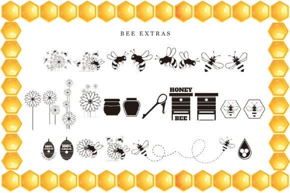 My Bee Honey Font preview 2