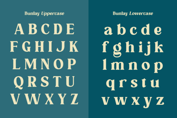 Bunlay Font preview 2
