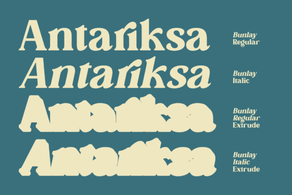 Bunlay Font preview 4