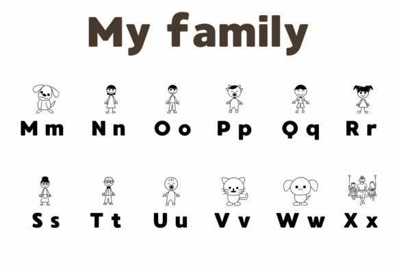My Family Font preview 3