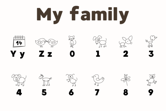 My Family Font preview 4