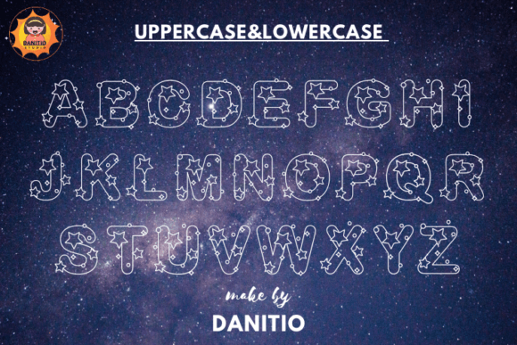 My Stars Font preview 2
