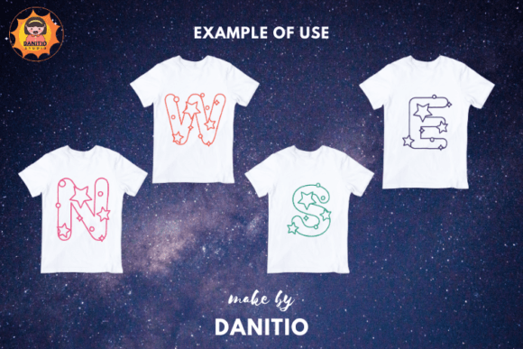 My Stars Font preview 3