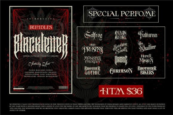 Bundles Blackletter Font
