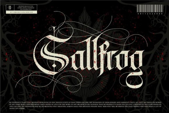 Bundles Blackletter Font preview 2