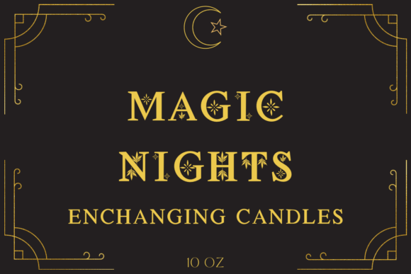 Mystic Magic Font preview 4