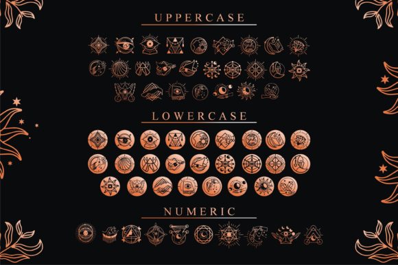 Mystiqious Dingbats Font preview 3