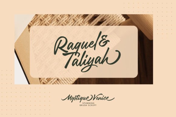 Mystique Venice Font preview 3