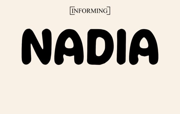 Nadia Font preview 2