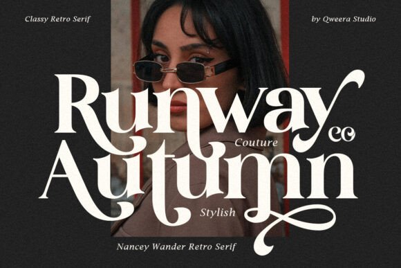 Nancey Wander Font preview 2