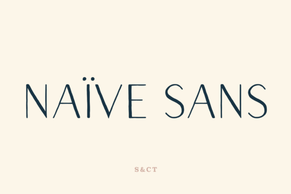 Naive Sans Shake Font