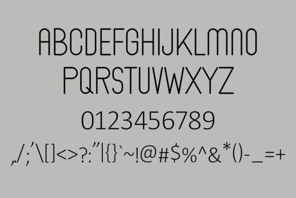 Nanonano Font preview 3